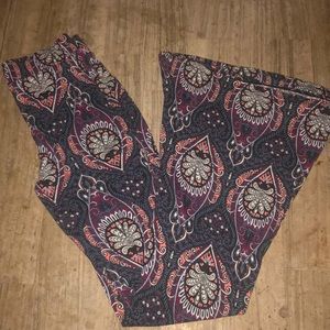 Retro bell bottom pants